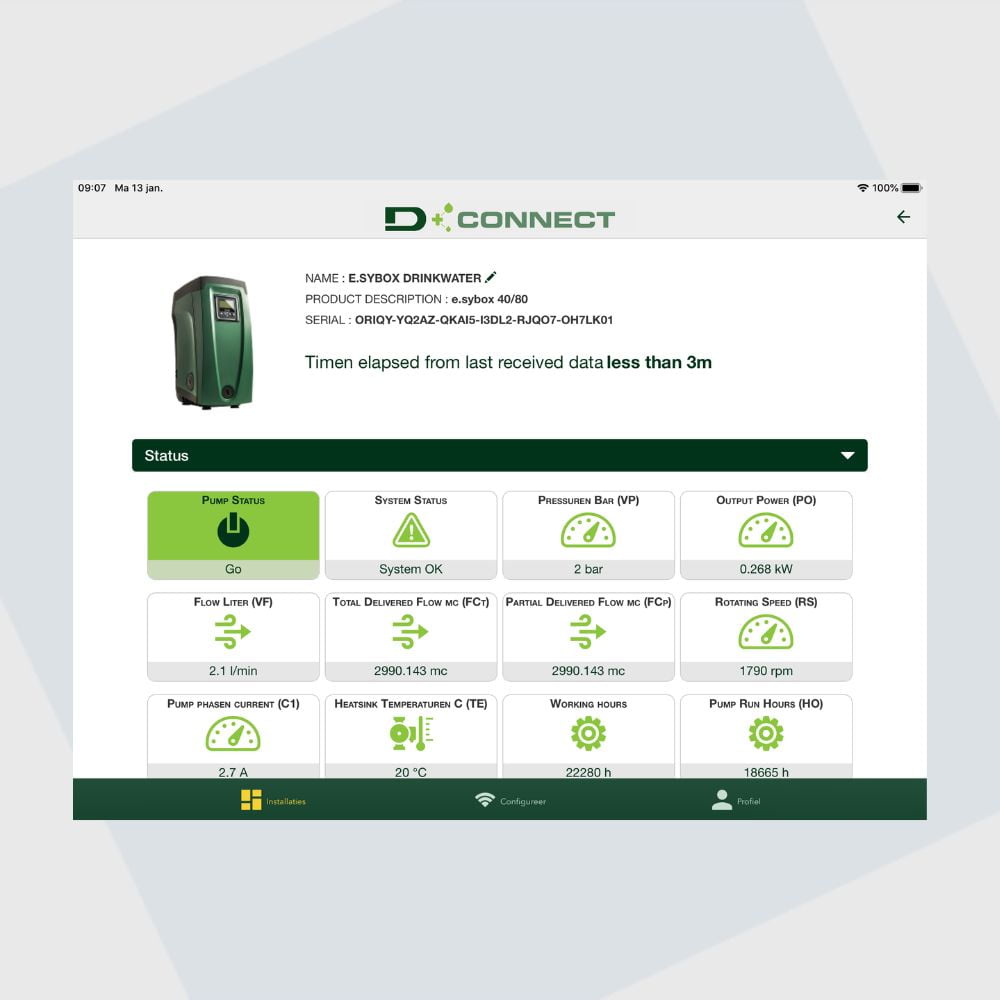 DAB Dconnect online service router
