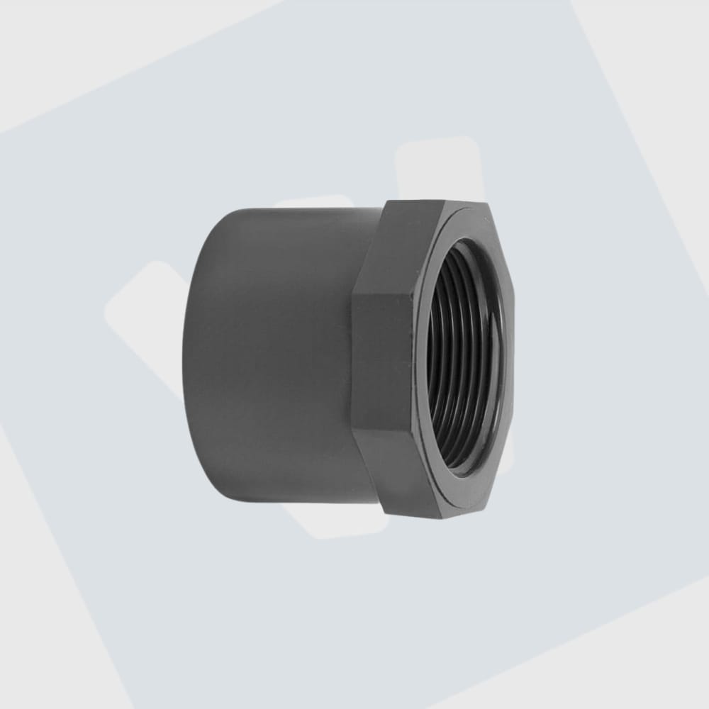 Inlijmring PVC 16-20-25-32-40-50-63 mm lijm naar (binnen)gasdraad
