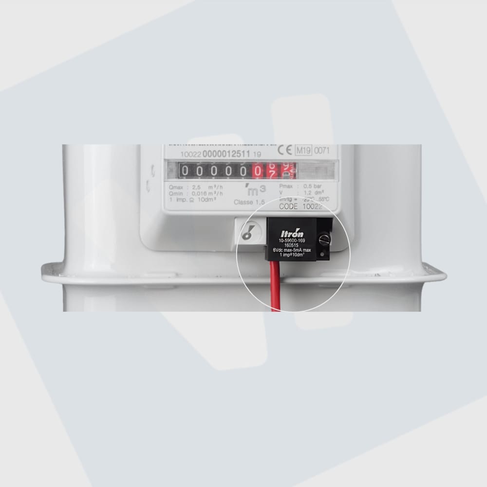 Itron pulsgever reed voor gasmeters G1.6-G4
