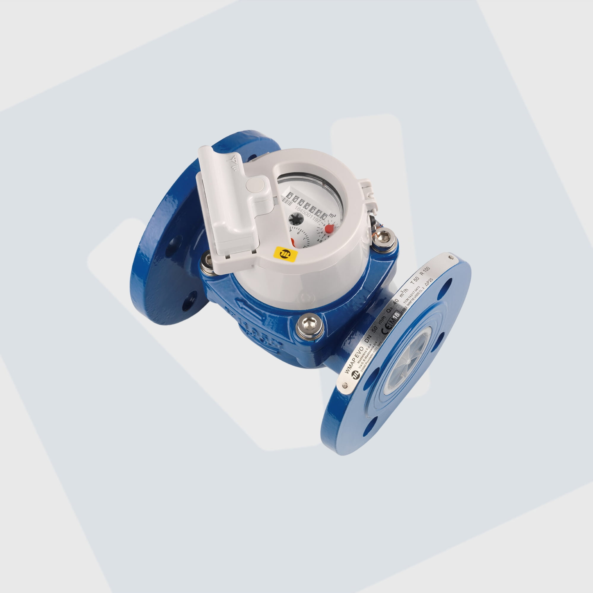 Maddalena WMAP EVO watermeters Q3=40 Q3= 63 Q3=100 Q3=160 Q3=250 Q3=400 m3/uur