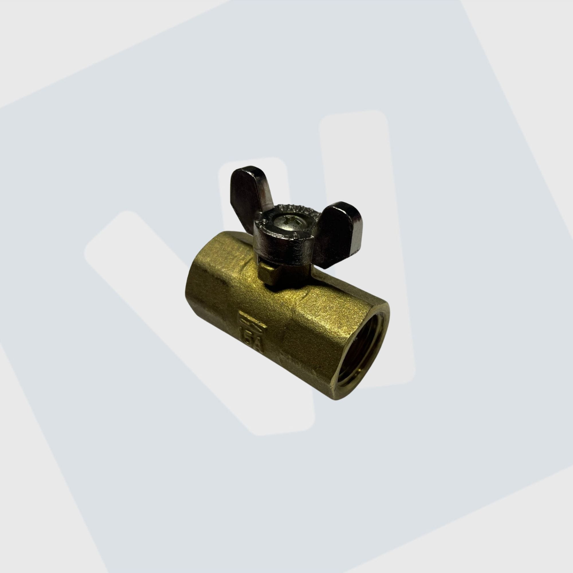 Messing kogelkraan 1/2"