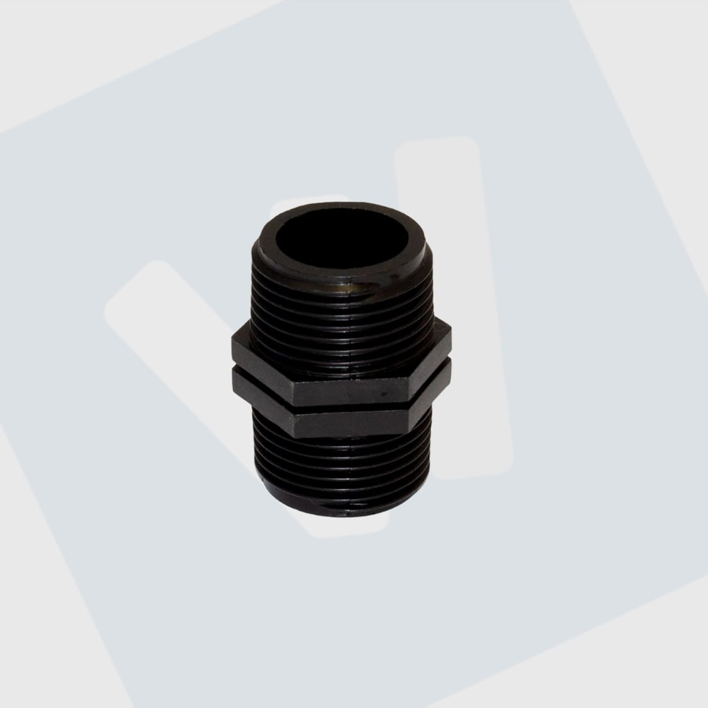 PP nippel 1¼" buitendraad