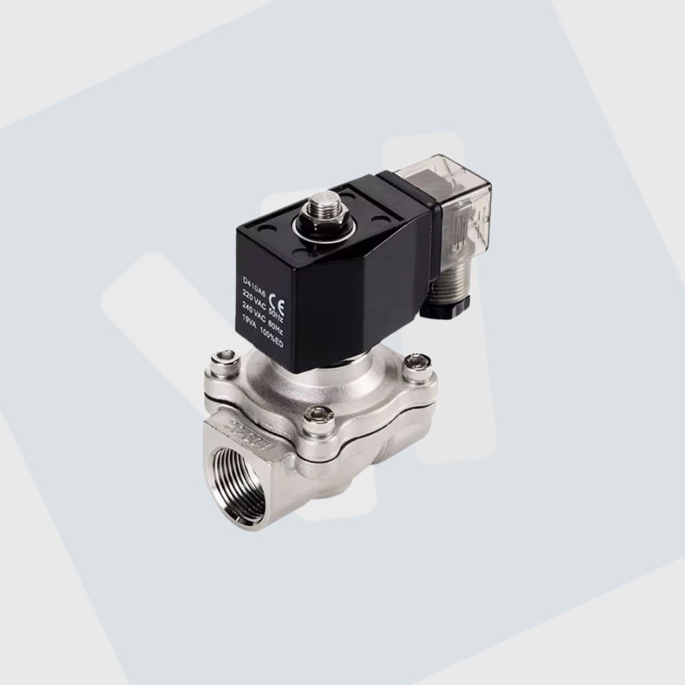 RVS magneetklep 3/4" aansluiting 230V