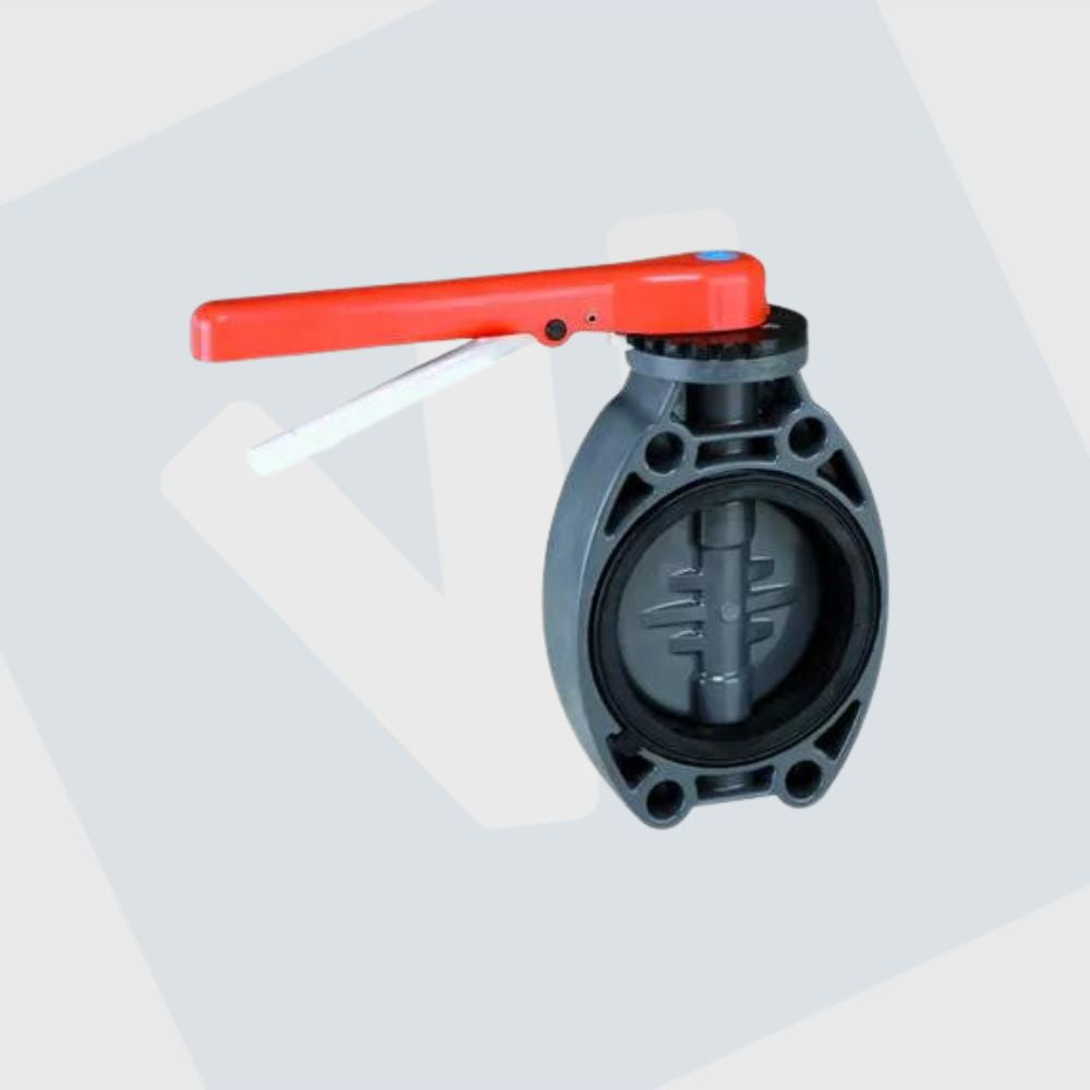 Vlinderklep 160 MM Handbediend