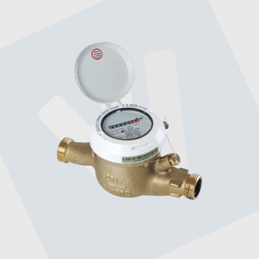 Zenner MTWD-M watermeter warm water Q3=2,5 L165