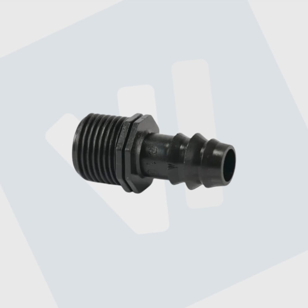 vaste pp koppeling tule 16 mm x 1/2"buitendraad