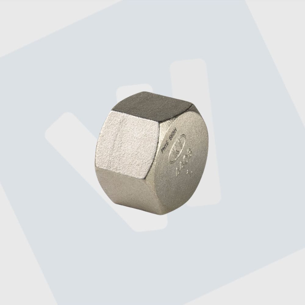 RVS (316) eindkap  ¼"-3/8"-½"-¾"- 1"- 1¼"- 1½"-2"bi